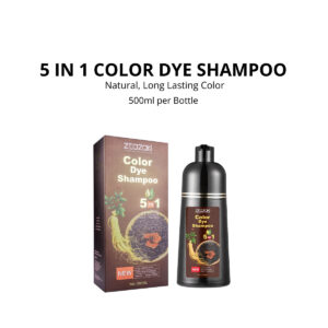 Ztazaki 500ml White to Black Hair Dye Shampoo Colour
